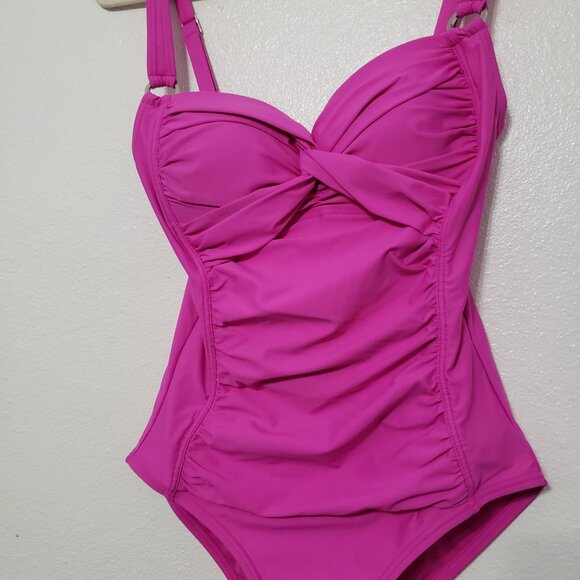 DKNY One Piece Bathing Suit - Picture 2 of 9